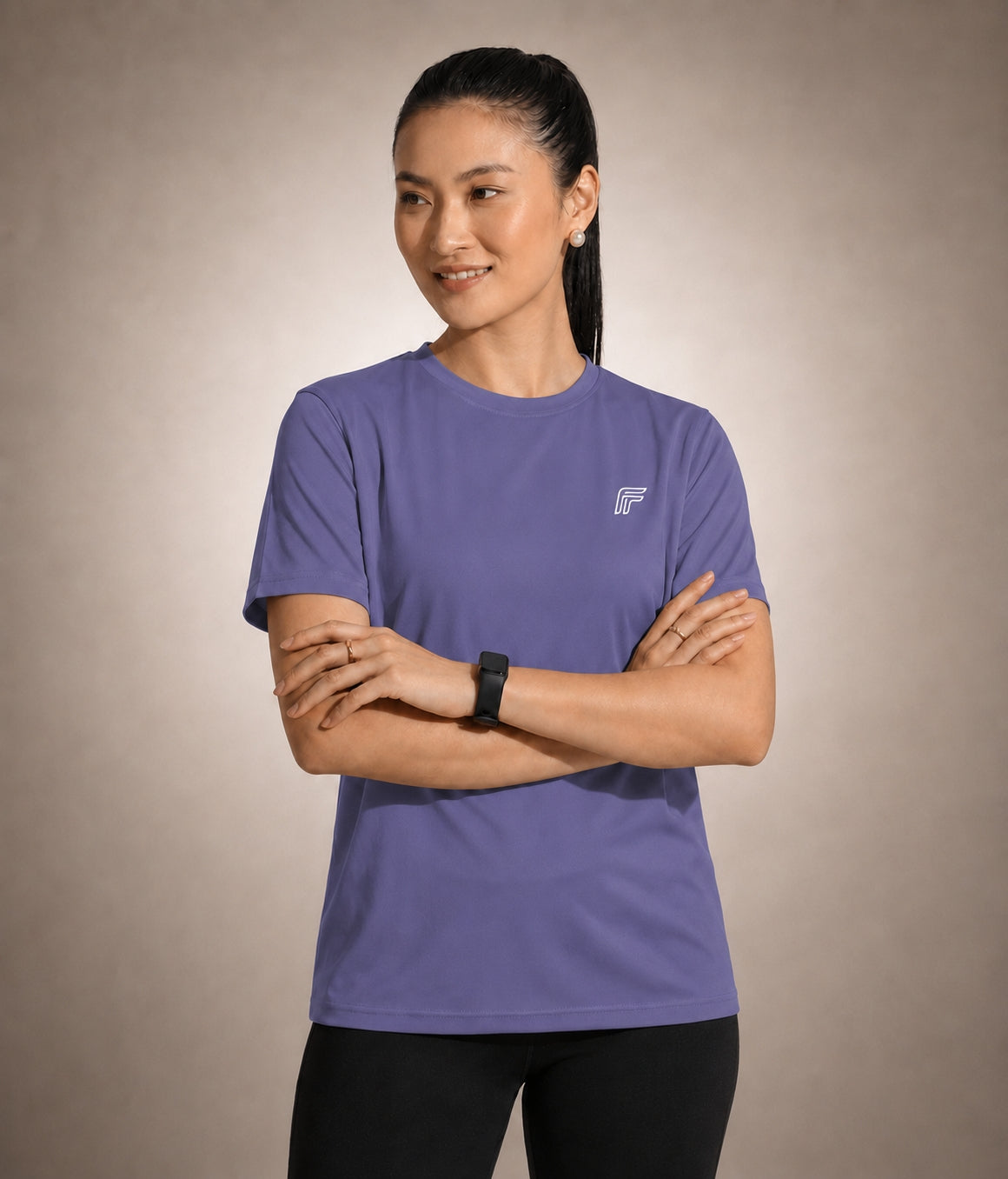 Active Pulse Tee - Violet Edge
