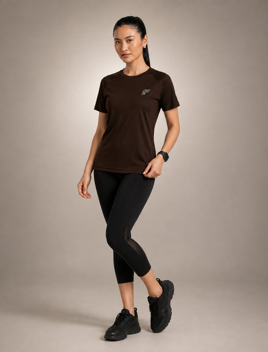Active Pulse Tee - Eclipse Brown
