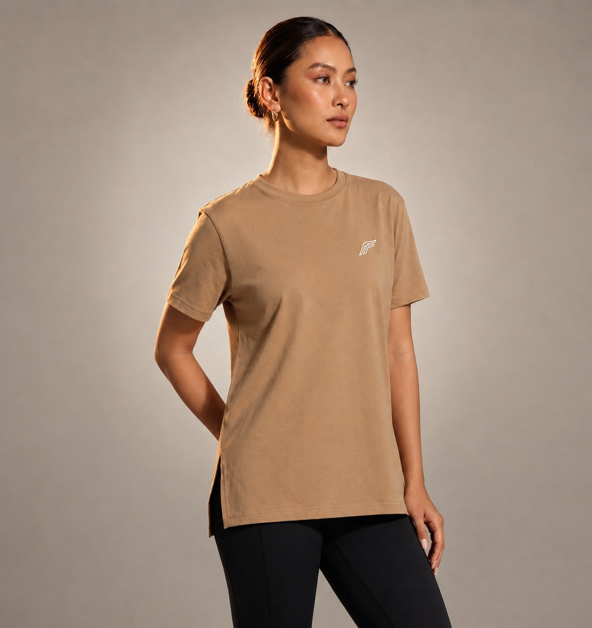 Soft Edge Tee - Sand Stone Beige