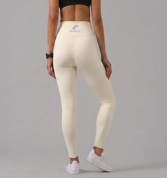 Twin Flex Leggings - Oatmeal Cream