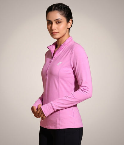 Dash Runner Half Zipper - Magenta Haze
