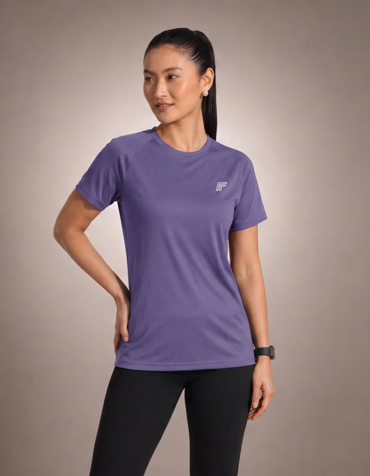 Active Pulse Tee - Violet Edge