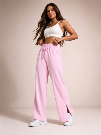 Flared Palazzo Pant - Pastel Pink