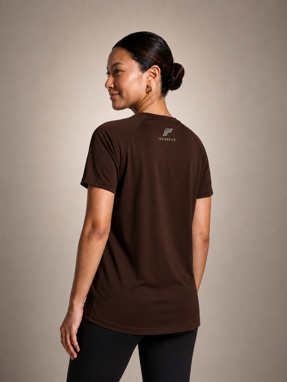 Fusion Aero Tee - Eclipse Brown