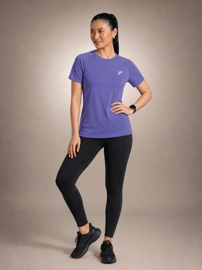 Active Pulse Tee - Violet Edge