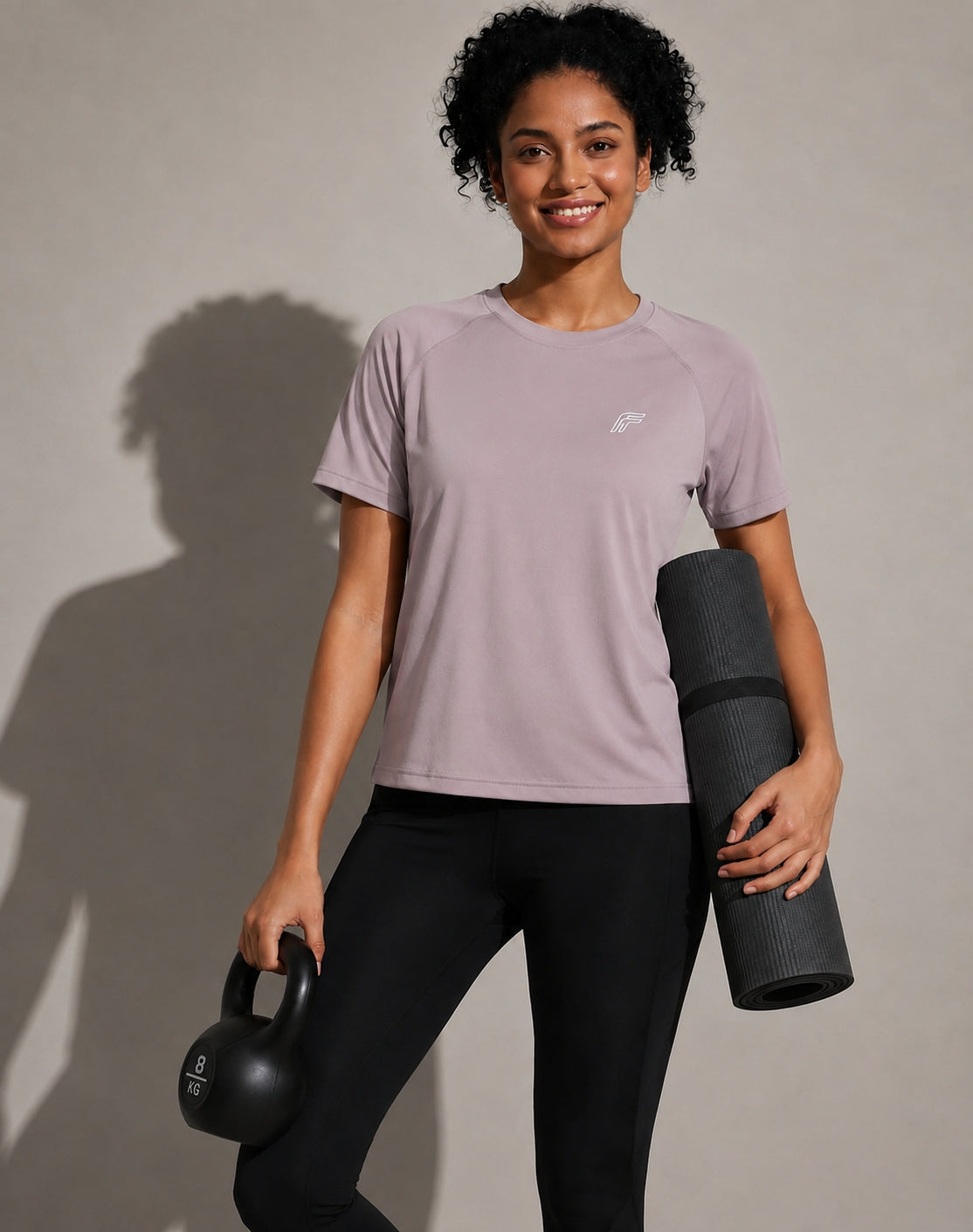 Fusion Aero Tee - Smoky Orchid