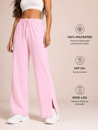 Flared Palazzo Pant - Pastel Pink