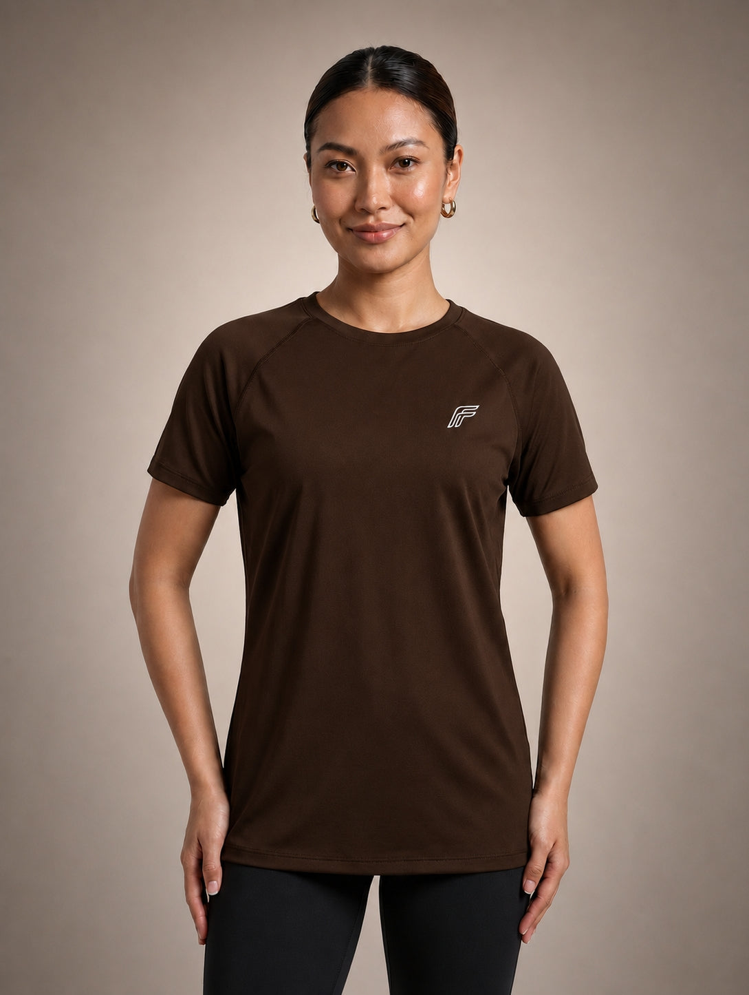 Fusion Aero Tee - Eclipse Brown