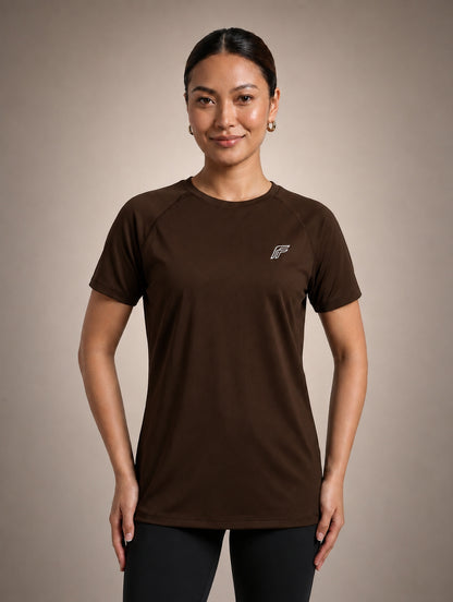 Fusion Aero Tee - Eclipse Brown