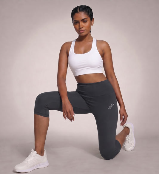 Hybrid 3/4 Capri Leggings - Midnight