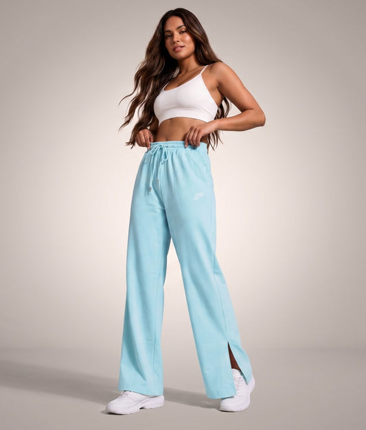 Flared Palazzo Pant - Turquoise