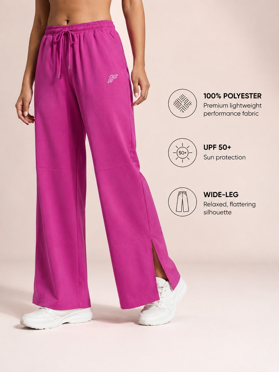 Flared Palazzo Pant - Royal Berry