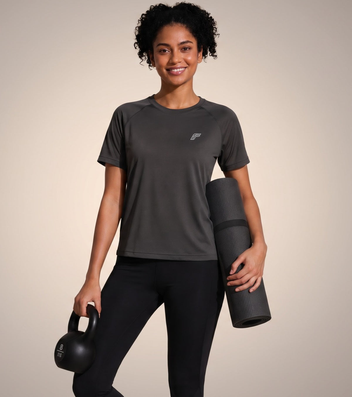 Fusion Aero Tee - Graphite Grey