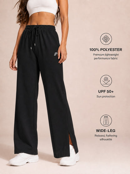 Flared Palazzo Pant - Origin Black