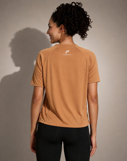 Fusion Aero Tee - Sand Stone Beige