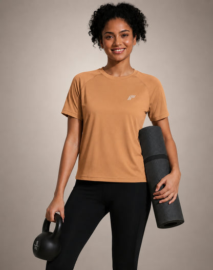 Fusion Aero Tee - Sand Stone Beige