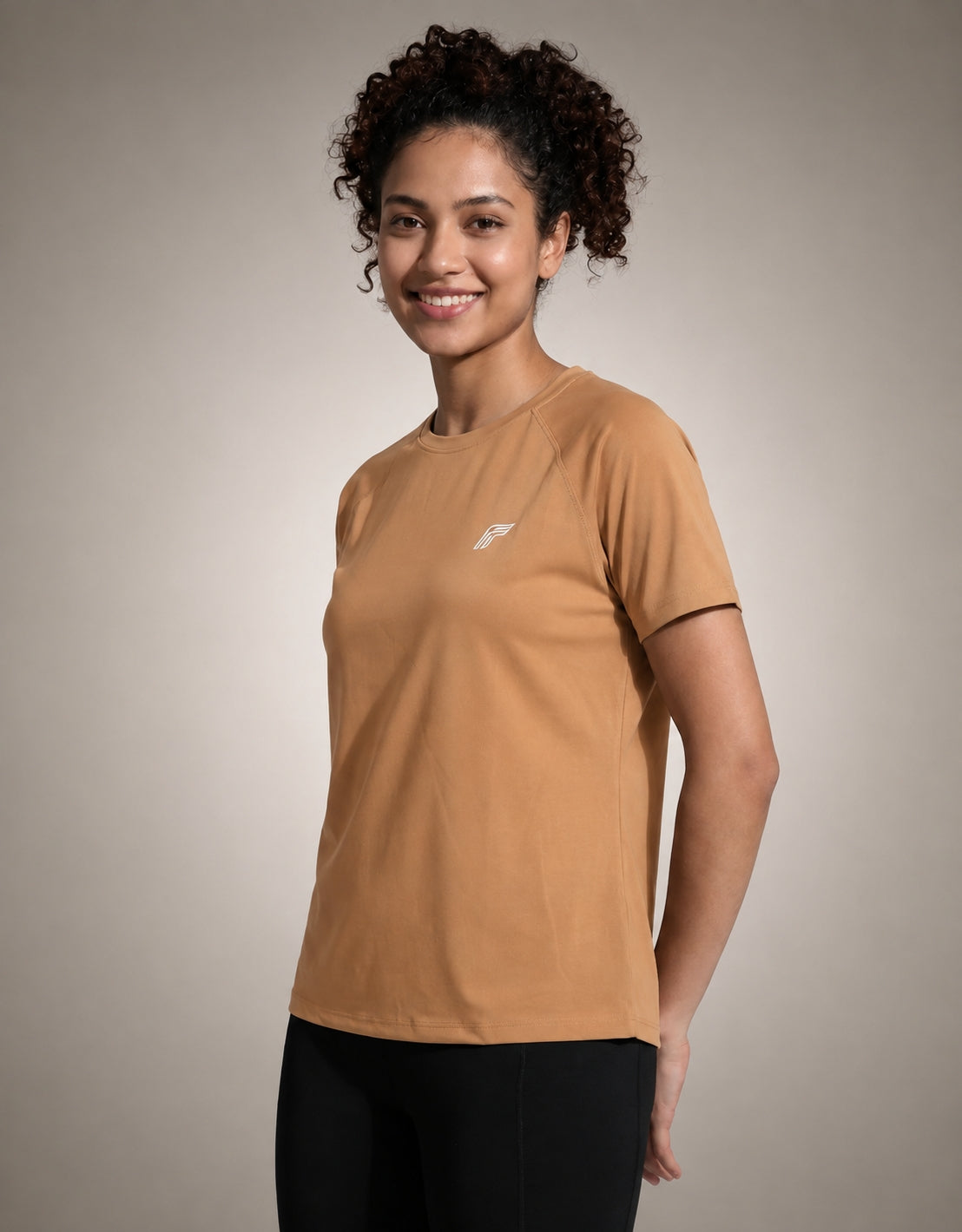Fusion Aero Tee - Sand Stone Beige