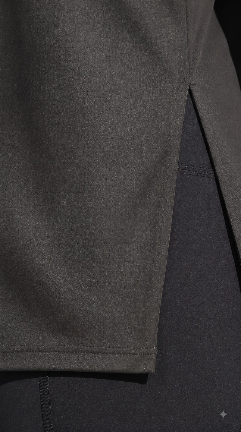 Soft Edge Tee - Graphite Grey