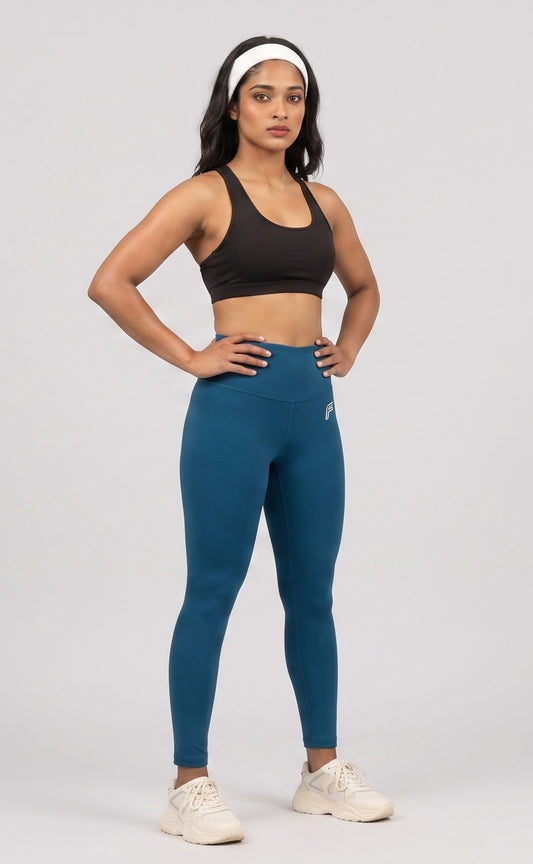 Aero Flow Leggings - Arctic Blue