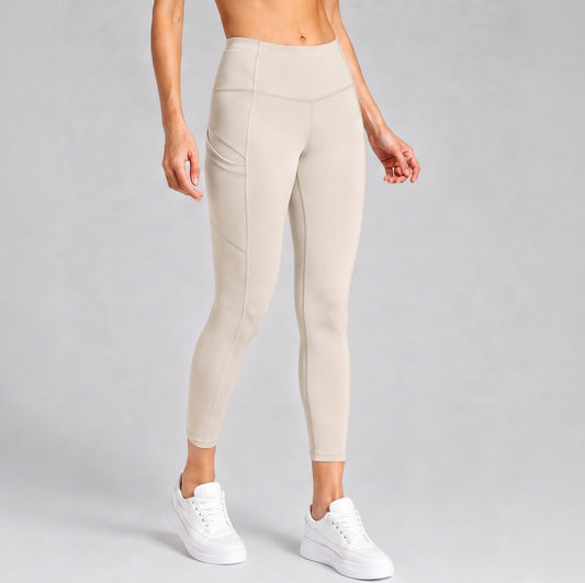 Aura Curve Leggings - Oatmeal Cream