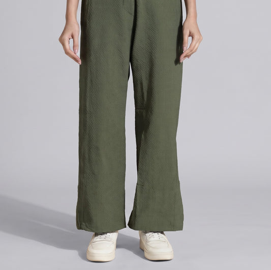 Flexgrid Relaxed Pant - Moss Olive