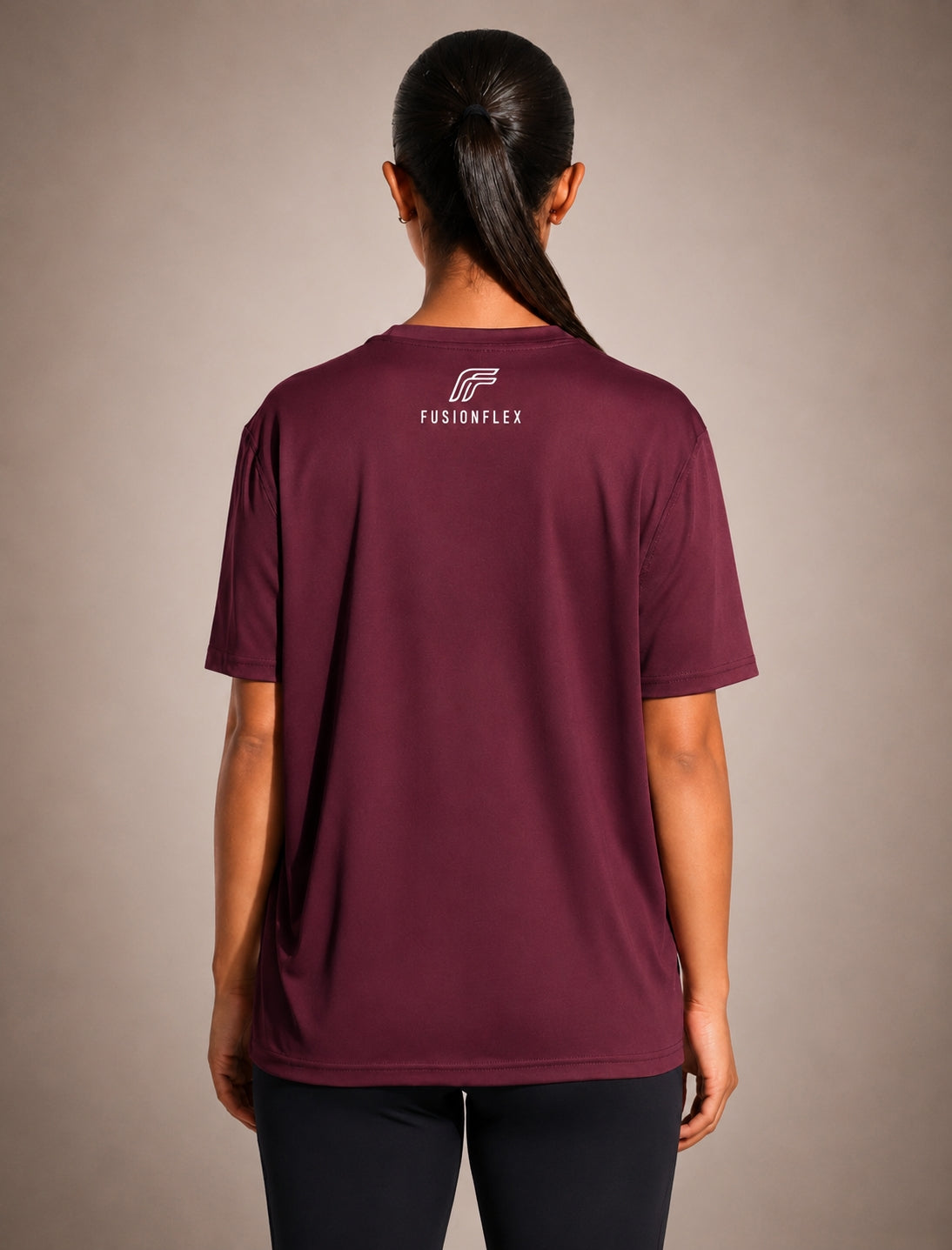 Active Pulse Tee - Velvet Maroon