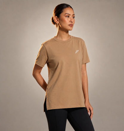 Soft Edge Tee - Sand Stone Beige