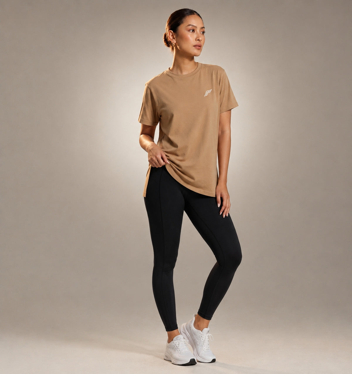 Soft Edge Tee - Sand Stone Beige