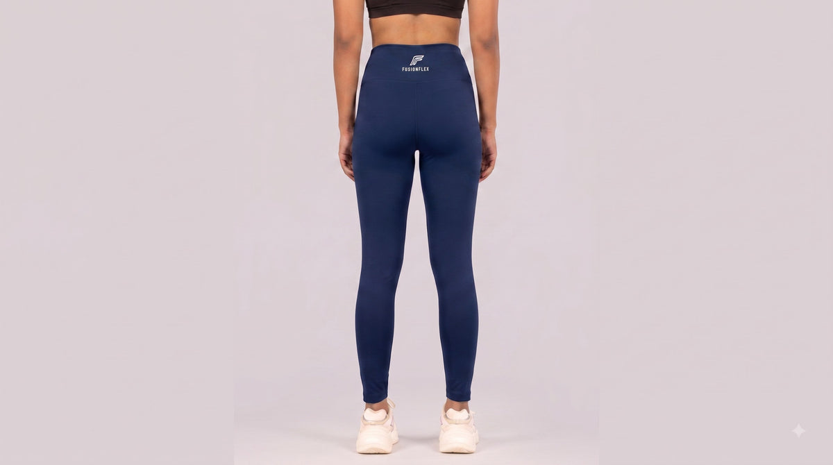 Aero Flow Leggings - Kinetic Navy
