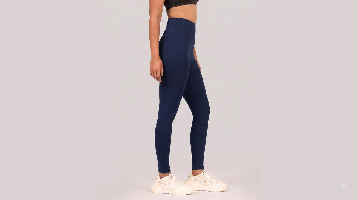 Aero Flow Leggings - Kinetic Navy
