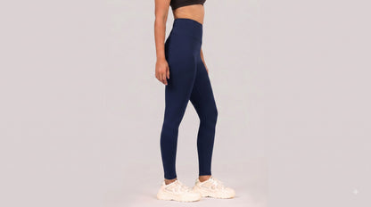 Aero Flow Leggings - Kinetic Navy