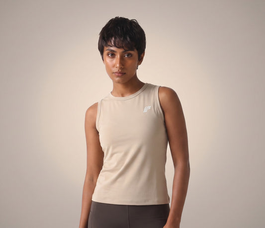 Thunder Flex Tanks - Oatmeal Cream
