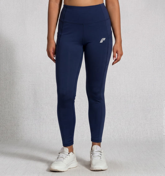 Aura Curve Leggings - Kinetic Navy