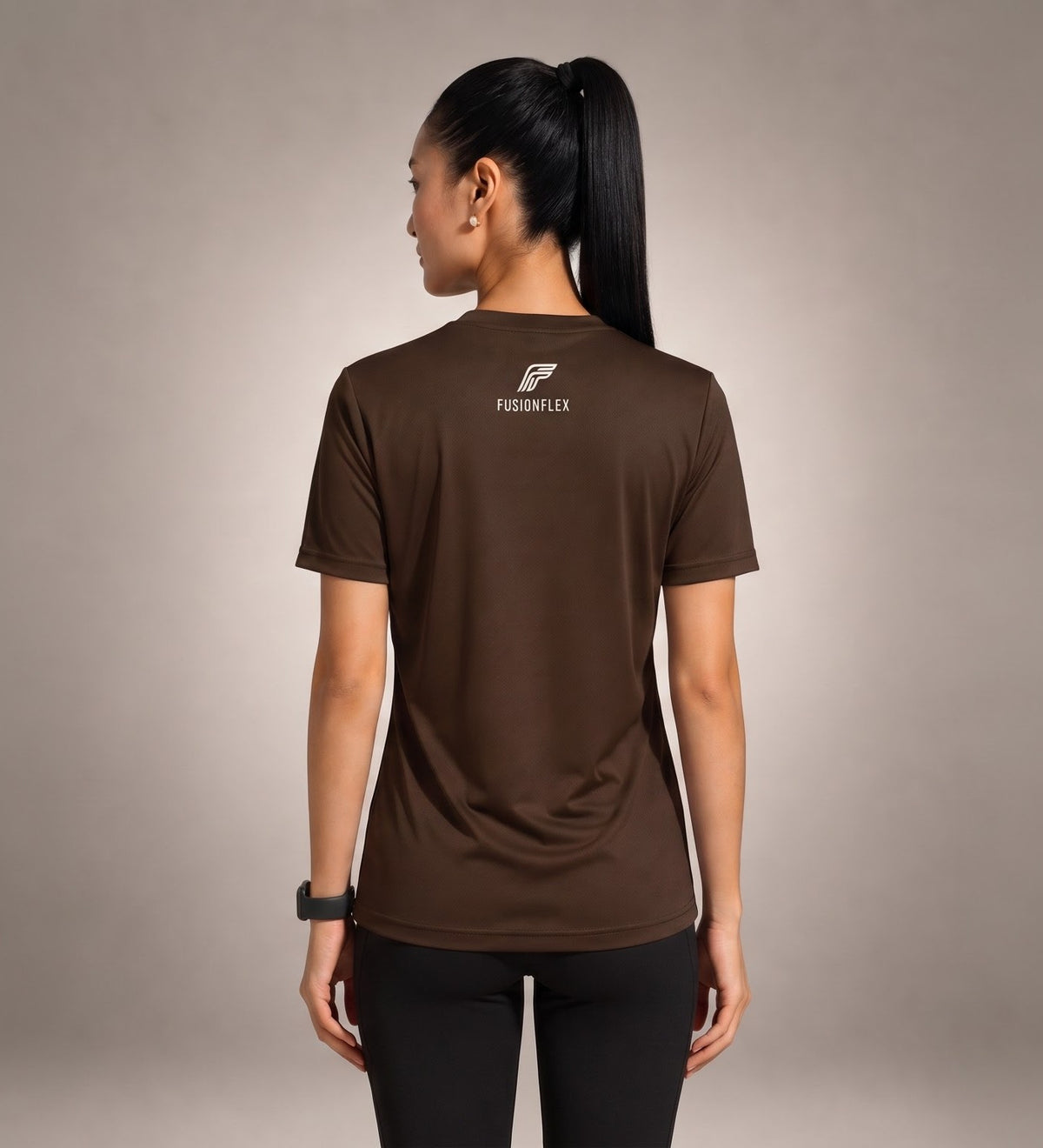 Active Pulse Tee - Eclipse Brown