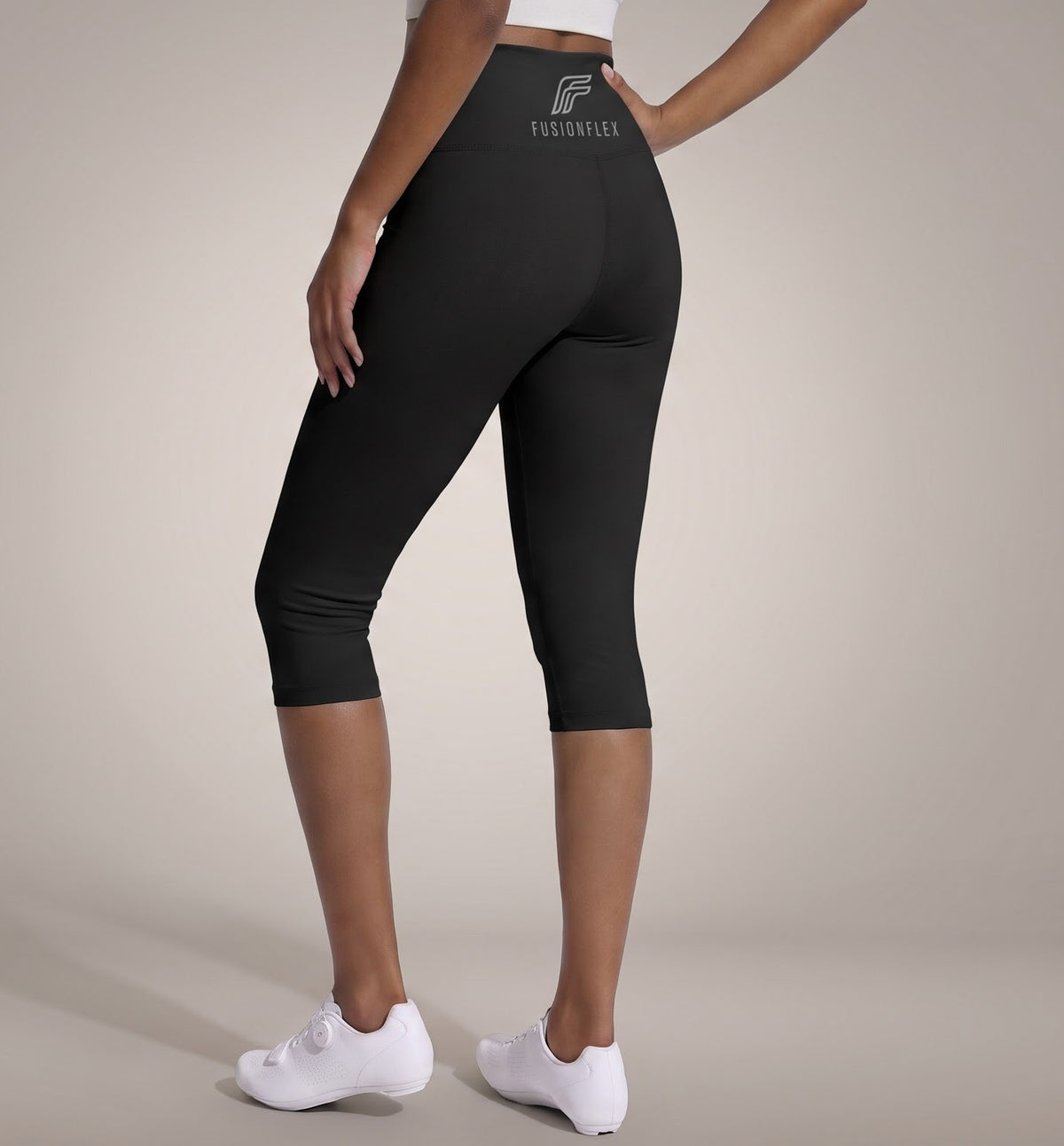 Hybrid 3/4 Capri Leggings - Origin Black