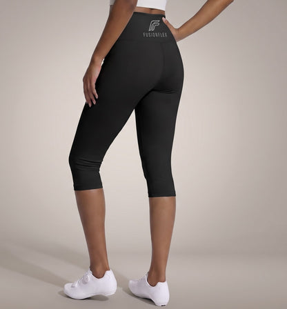 Hybrid 3/4 Capri Leggings - Origin Black
