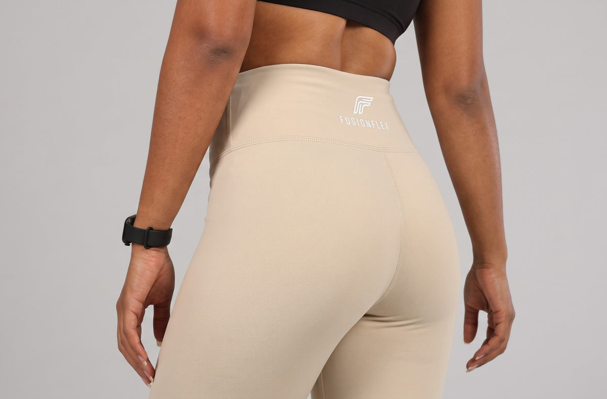 Aero Flow Leggings - Oatmeal Cream