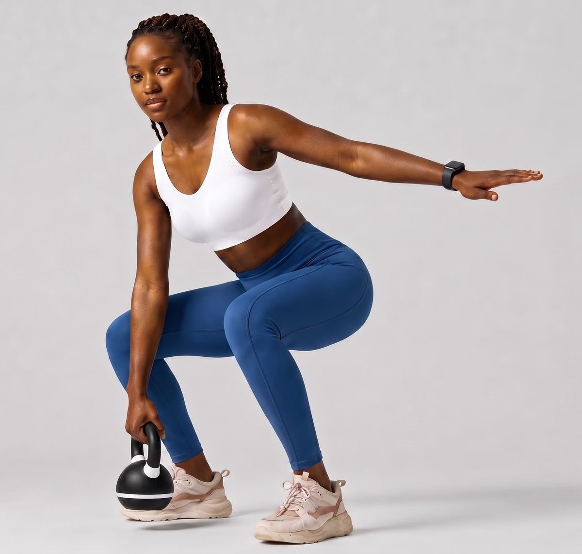 Twin Flex Leggings - Arctic Blue