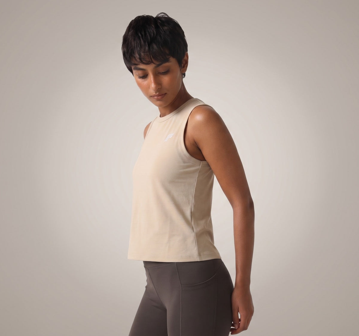 Thunder Flex Tanks - Oatmeal Cream