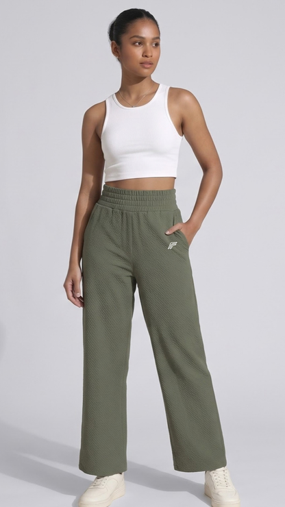 Flexgrid Relaxed Pant - Moss Olive