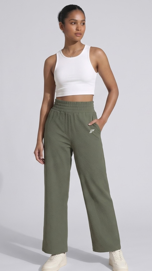 Flexgrid Relaxed Pant - Moss Olive