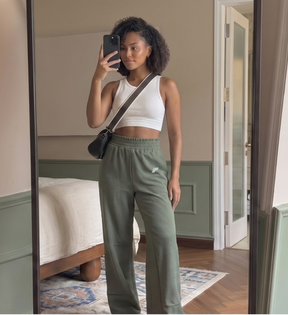 Flexgrid Relaxed Pant - Moss Olive