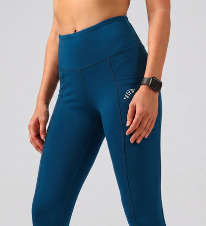 Twin Flex Leggings - Arctic Blue