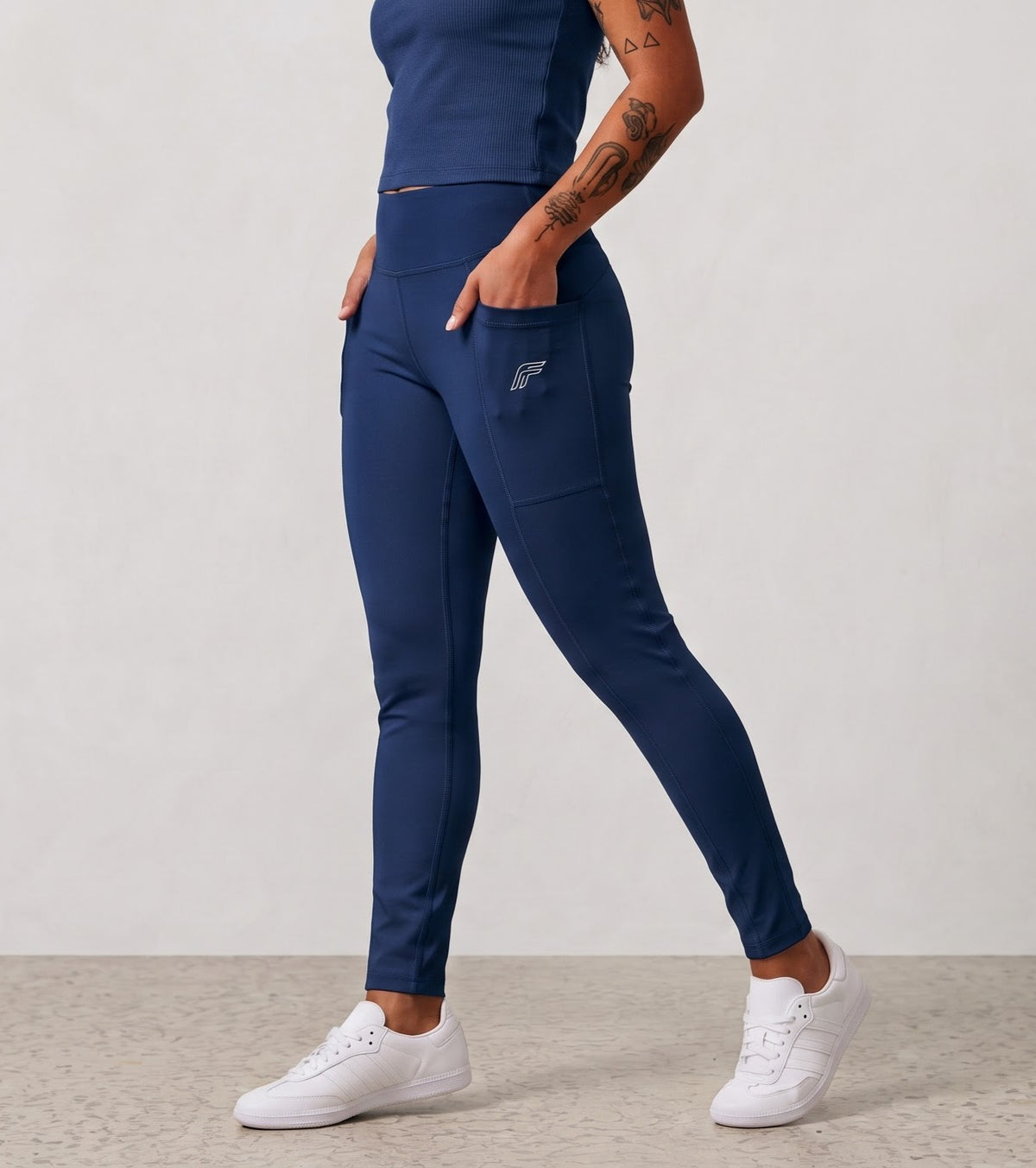 Twin Flex Leggings - Kinetic Navy