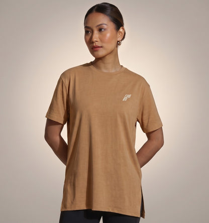 Soft Edge Tee - Sand Stone Beige