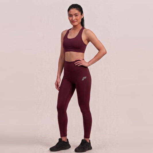 Aero Flow Leggings - Velvet Maroon