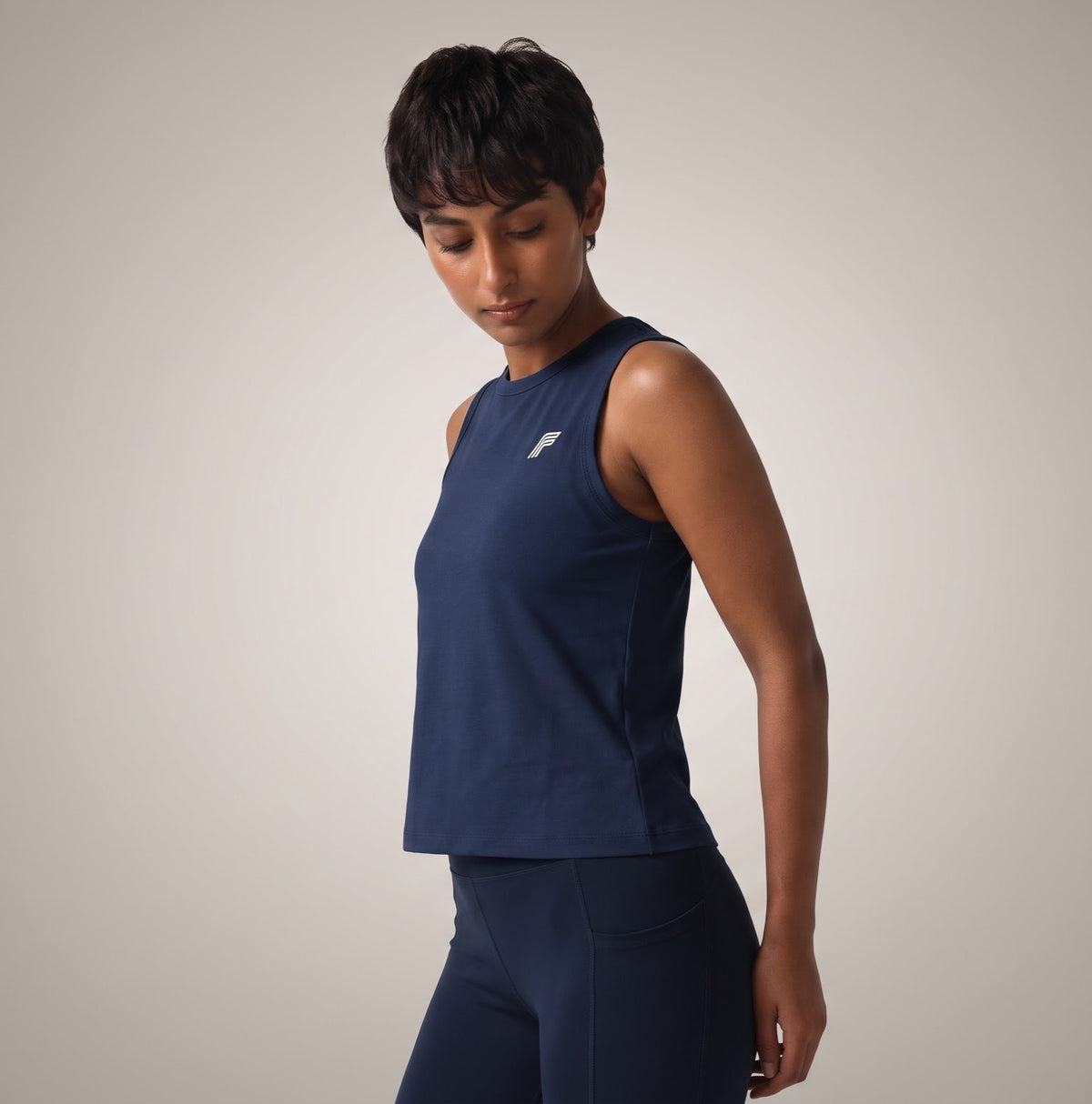 Thunder Flex Tanks - Kinetic Navy