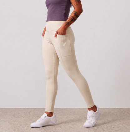 Twin Flex Leggings - Oatmeal Cream