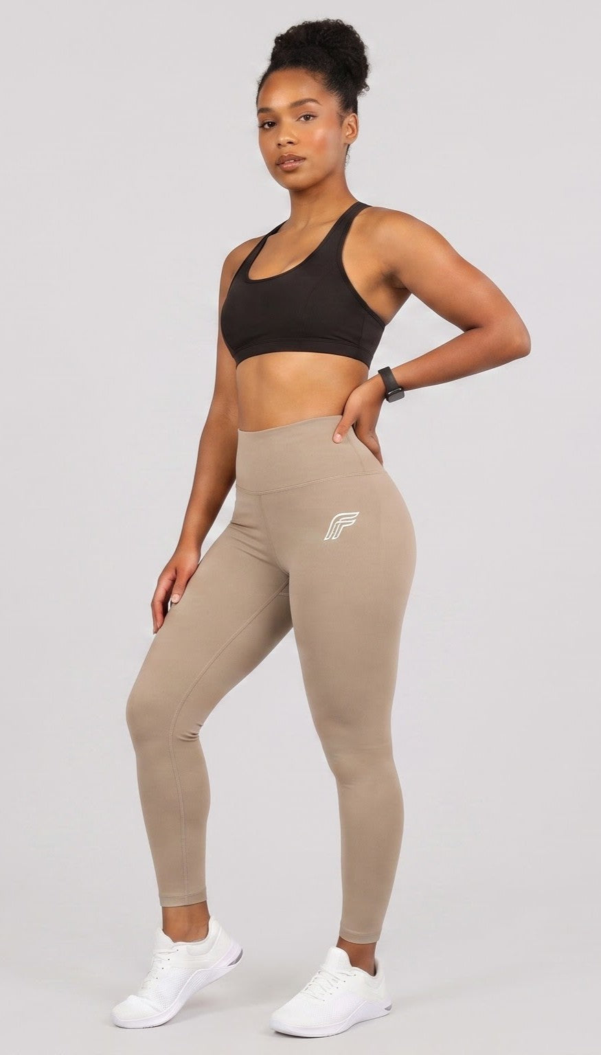 Aero Flow Leggings - Sandstone Beige